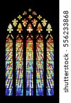 Vector Stained Glass Window...
