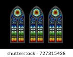 Vector Stained Glass Gothic...