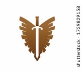 Sword Logo Design  Warrior...