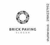 Brick Paving Logo With Circle...