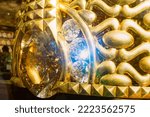 Small photo of Dubai, UAE - 12th october, 2022 : largest gold ring in the world 21- carat behemoth, weights 64 kb. Cost $3 million USA dollars