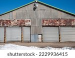 Old Rusty Shed With Front Doors ...