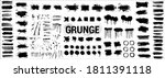 detailed ink stencil. grunge... | Shutterstock .eps vector #1811391118
