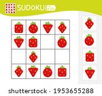 sudoku game for children with... | Shutterstock .eps vector #1953655288