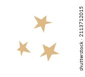 modern simple stars. gold color ... | Shutterstock .eps vector #2113712015