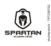spartan logo design | Shutterstock .eps vector #797230702
