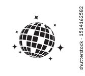 disco ball graphic design... | Shutterstock .eps vector #1514162582