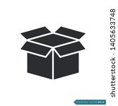 box packaging icon vector... | Shutterstock .eps vector #1405633748