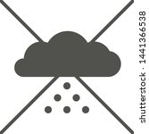 keep dry logistic icon isolated ... | Shutterstock .eps vector #1441366538