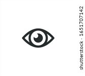 eye icon sign flat. illustration | Shutterstock .eps vector #1651707142