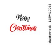 merry christmas bold | Shutterstock .eps vector #1259417068