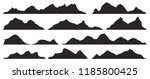 mountains silhouettes on the... | Shutterstock .eps vector #1185800425
