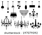 Sets Of Silhouette Chandelier...