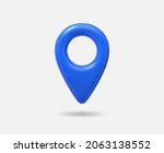 3d realistic location map pin... | Shutterstock .eps vector #2063138552