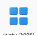 3d realistic square app buttons ... | Shutterstock .eps vector #2148060935
