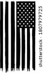 vector of the american flag   | Shutterstock .eps vector #1807979725
