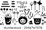 vector of the trick or treack | Shutterstock .eps vector #2046767078