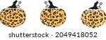 vector of the leopard pumpkins | Shutterstock .eps vector #2049418052