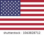 united states of america flag | Shutterstock .eps vector #1063828712
