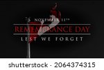 Small photo of Lest We Forget, Canadian Remembrance Day, November 11, Canada