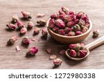 Pink Red Dried Rose Buds In...