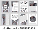 abstract vector layout... | Shutterstock .eps vector #1023938515