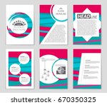 abstract vector layout... | Shutterstock .eps vector #670350325