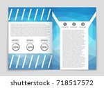 abstract vector layout... | Shutterstock .eps vector #718517572