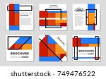 abstract vector layout... | Shutterstock .eps vector #749476522