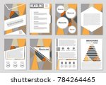 abstract vector layout... | Shutterstock .eps vector #784264465