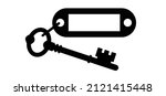 cartoon plastic keyring and... | Shutterstock .eps vector #2121415448