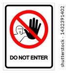 Do Not Enter Symbol Sign ...
