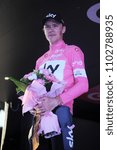 Small photo of Rome, Italy - May 27th, 2018: Chris Froome becomes the first Briton to win the 101th Giro d'Italia and only the seventh man to claim all three Grand Tour titles.