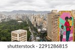 Small photo of Belo Horizonte - Minas Gerais - Brasil - NOV 23 2022: Architectural complex in the center of BH