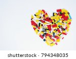 Small photo of Love heart block.