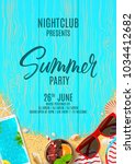 beautiful poster invitation for ... | Shutterstock .eps vector #1034412682