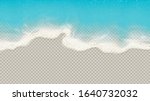 top view of sea waves isolated... | Shutterstock .eps vector #1640732032