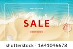 summer sale banner template.... | Shutterstock .eps vector #1641046678