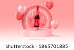 happy valentine's day banner.... | Shutterstock .eps vector #1865701885