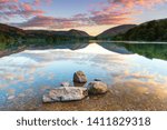 Sunrise At Lake Grasmere In The ...