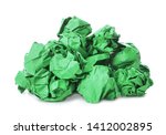 pile of color crumpled sheets... | Shutterstock . vector #1412002895