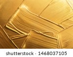 strokes of gold paint as... | Shutterstock . vector #1468037105