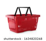 color plastic shopping basket... | Shutterstock . vector #1634820268