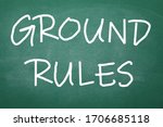 Text Ground Rules Written On...