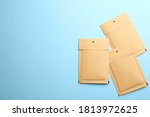 kraft paper envelopes on light... | Shutterstock . vector #1813972625