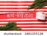 Thuja Branches And Text Bye Bye ...