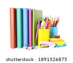 Set of colorful school...