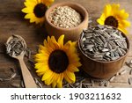 Organic sunflower seeds and...
