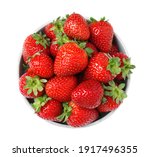 Fresh Strawberries In Bowl...