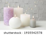 Set Of Different Candles...